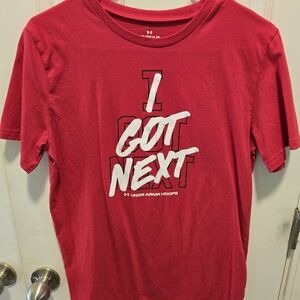 Under Armour Boy's Red 'I Got Next' Graphic T‑Shirt